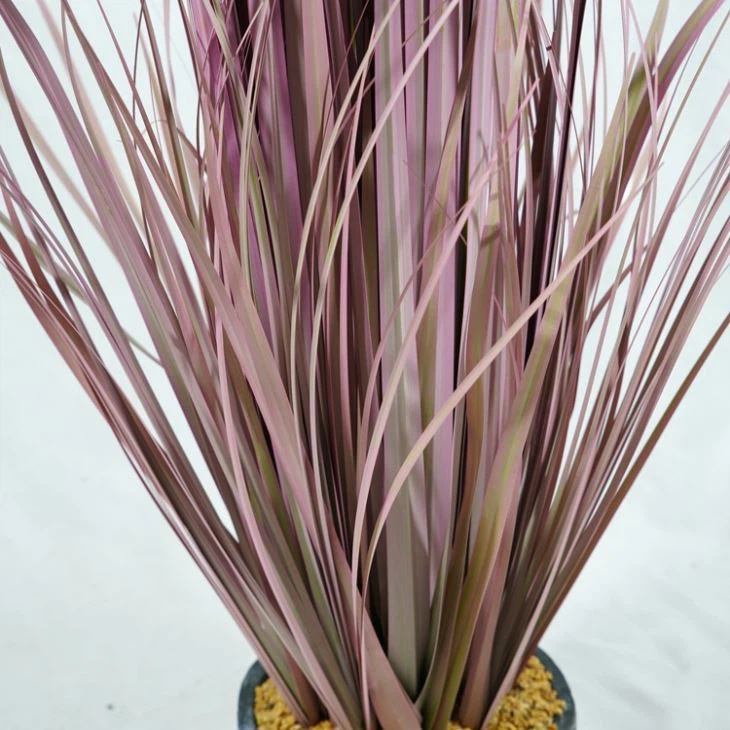 5ft Fake Reed Grass Artificial Pink Potted Plants With Planter For Floor Decoration