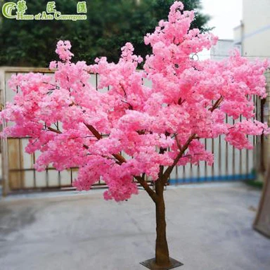 Vaaleanpunainen japanilainen kirsikankukkapuu